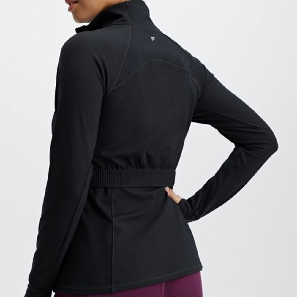 Fabletics trinity performance jacket black Small … - image 2